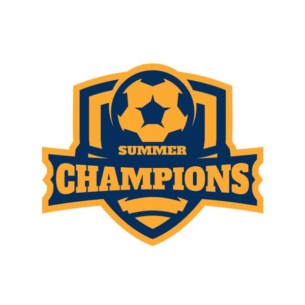 Champions Summer Soccer logo template Thumbnail